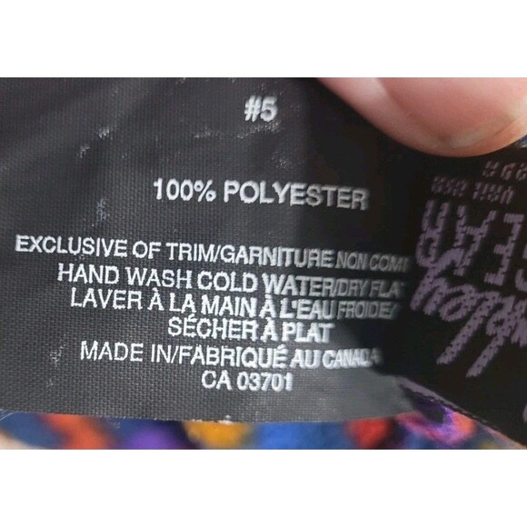 Vintage 90s MERKLEY Headgear Fleece Beanie Breckenridge Colorado  MultiColor Hat - Picture 7 of 7